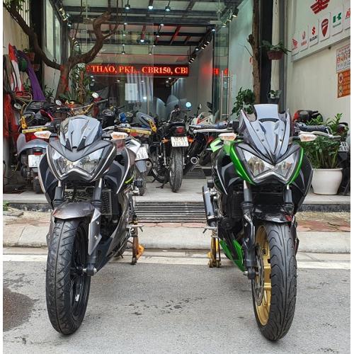 Đôi xe PKL Kawasaki Z300 đời 2017 bản ABS biển Hà Nội giá 8x triệu Đôi xe PKL Kawasaki Z300 đời 2017 bản ABS biển Hà Nội giá 8x triệu