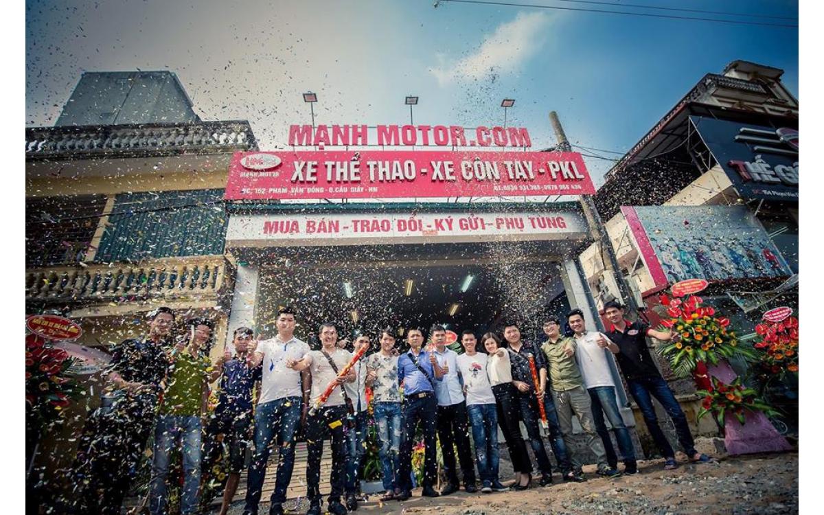 Mạnh Motor tưng bừng khai trương cửa hàng 152 Phạm Văn Đồng